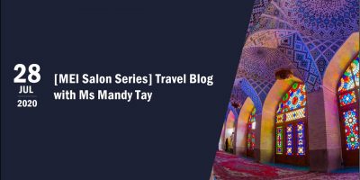 [MEI Salon Series] Journey Weblog with Ms Mandy Tay