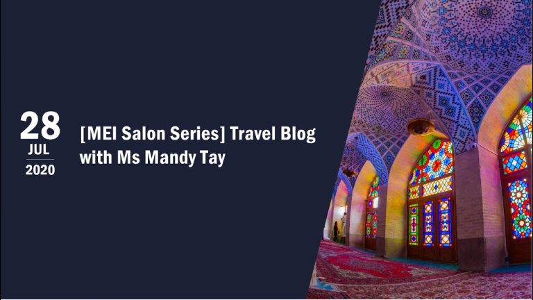 Read more about the article [MEI Salon Series] Journey Weblog with Ms Mandy Tay