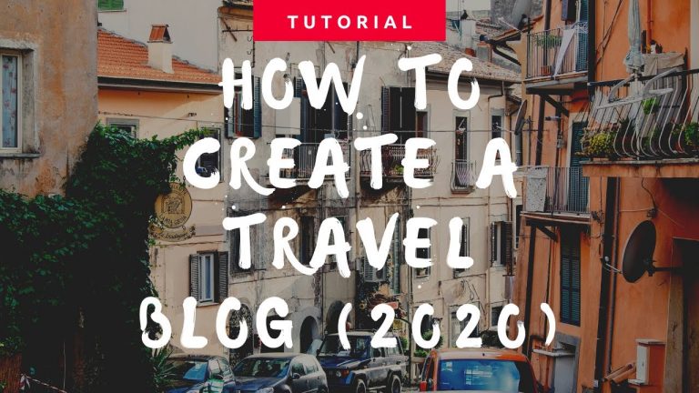 Read more about the article How To Begin A Journey Weblog | WIX Tutorial (2020)