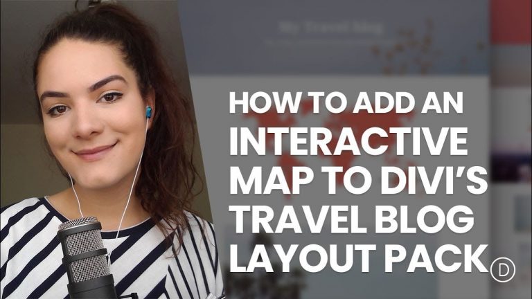 Read more about the article How you can Add an Interactive Map to Divi’s Journey Weblog Format Pack