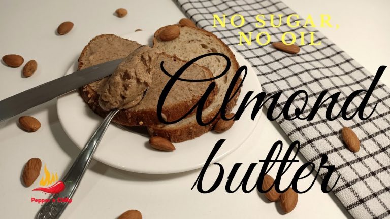 Read more about the article Almond Butter with NO SUGAR, NO OIL | masło migdałowe | 100% pure | recipe in Polish & English |