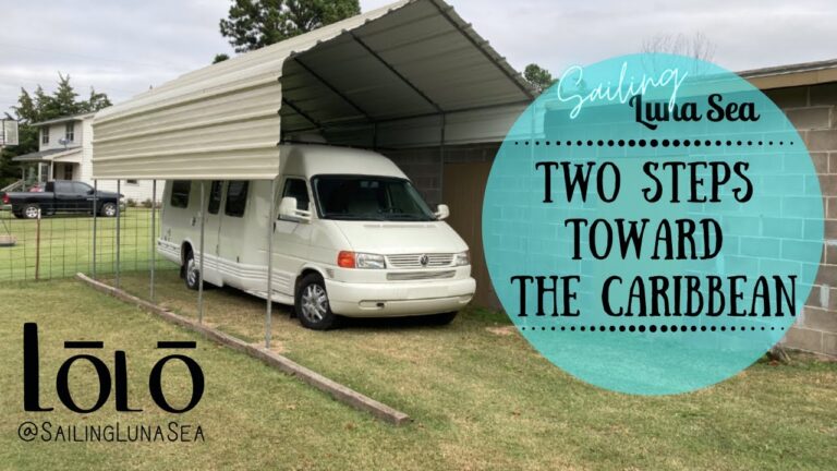 Read more about the article Crusing Luna Sea Two Steps In direction of the Caribbean | S3 E9 | Journey Weblog | DIY Carport | VW Rialta