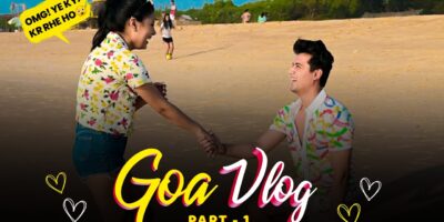 Our First Journey Collectively❤️ || Goa Vlog part-1 || Mohak Narang ft. Surbhi Rathore