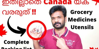 Packing checklist for Canada journey | Canada Malayalam vlog | Canada weblog