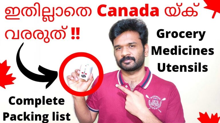 Read more about the article Packing checklist for Canada journey | Canada Malayalam vlog | Canada weblog