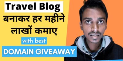 Journey Weblog से $400 महीना कमाने का Masterplan | Area Giveaway | Weblog Key phrase Concepts in Hindi