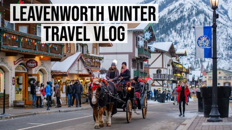 Read more about the article A Snowy Weekend in Leavenworth, Lake Chelan and Wenatchee, Washington – Winter Journey Vlog