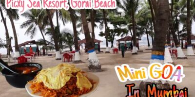 Picxy Sea Resort, Gorai Seashore | MINI GOA | Meals & Journey Weblog | Yummy Fooditude