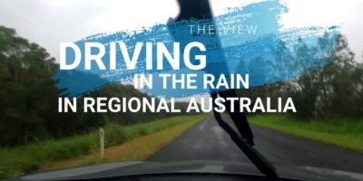 A V-Blogger who’s travelling round Australia – Regional AU, Driving within the rain