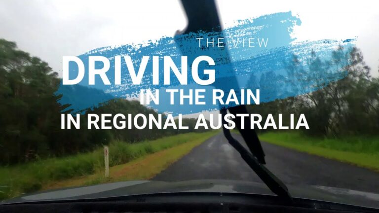 Read more about the article A V-Blogger who’s travelling round Australia – Regional AU, Driving within the rain