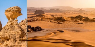 In Algeria’s Tassili N’Ajjer Nationwide Park, a land of rock forests and stone giants