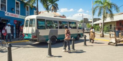 How one can get round Jamaica by taxi, bus or automobile